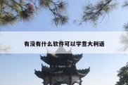 有没有什么软件可以学意大利语