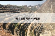 哪个法语词典app好用