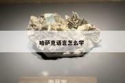 哈萨克语言怎么学 